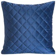 DEKORAČNÁ OBLIEČKA NA VANKÚŠ RIA1 45X45 CM NÁMORNÍCKA MODRÁ