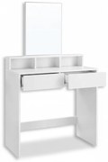 Jurhan Toaletný stolík VANESA, 80x40x140cm, biela