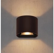 Brilagi - LED vonkajšie nástenné svietidlo RONDO LED/6W/230V hnedé IP54