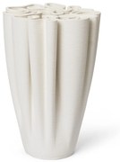 Ferm Living Kameninová váza Dedali Off-white