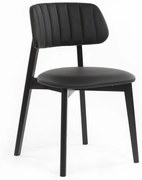 MARY UP DREVENÁ STOLIČKA black