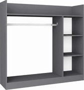 XXXLutz OTVORENÁ ŠATNÍKOVÁ SKRIŇA, 118/115/35 cm Livetastic - Skrine - 000657064305
