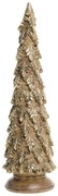 Mosadzný antik dekoračný vianočný stromček Willon - Ø 8*31 cm