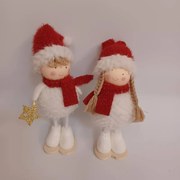 DECOLED Holčička a chlapeček, 6 x 5 x 18 cm