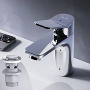 Umývadlová batéria AM.PM X-Joy FXA82800 jednopáková s odtokovým ventilom, chróm