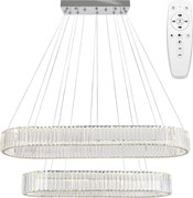 Toolight Toolight, LED stropné svietidlo 100x39 cm, 72W, APP1546-CP2, chrómová, OSW-05475