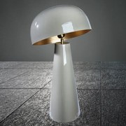 Moderná sivá stojaca lampa MUSHROOM