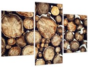 Obraz - Drevo v snehu (90x60 cm)