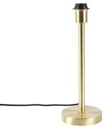 Klasická stolná lampa mosadz bez tienidla - Simplo