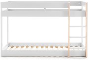 Biela poschodová detská posteľ 90x190 cm Angel - Marckeric