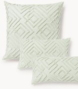 Obliečka na vankúš z bavlneného perkálu's tuftovanou ozdobou Phil