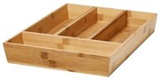 Goodhome Organizér do šuplíku, do kuchyně, příborník - NITAKI bambusový 31 x 43 cm