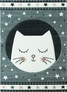 Berfin Dywany, Detský kusový koberec Smart Kids 22412 Grey, 160x230, šedá, detská izba