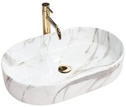 Umývadlo na dosku Nadia 60 Aiax Shiny