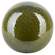 Keramická dekorativní koule Saggio 11 cm zelená