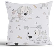 Bavlnená obliečka na vankúš Renforcé 40 × 40 cm - Psia pohoda