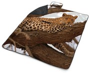 Sablio Plážová deka Leopard 2: 200x140 cm