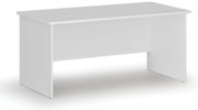 Kancelársky písací stôl PRIMO WHITE, 160x80 cm, biela