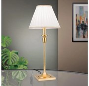 Orion LA 4-1049/1 - Stolná lampa FONSA 1xE27/60W/230V biela/zlatá