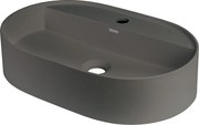 Deante Umývadlo na dosku Silia 55x35 cm - CQS TU6B, granit, antracit metalic