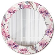 Kvety pivoniek Okrúhle dekoračné zrkadlo