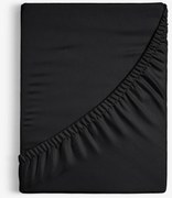 Goldea bavlnená napínacia plachta - čierna 80 x 160 cm