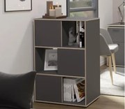 Priestorový regál Futura, antracit/dub sonoma%