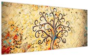 Obraz - Mozaikový strom života (120x50 cm)