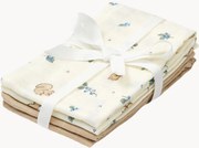 Detské mušelínové ručníky z organickej bavlny Blueberries, 4 ks