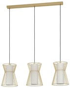 Eglo 99636 - Luster na lanku MASETA 3xE27/40W/230V zlatá