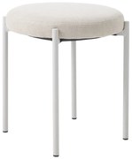 Krémová kovová stolička Pelican – Unique Furniture