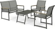 Záhradný set Autronic kov Šedá AZS-S1212 GREY