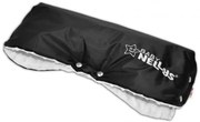 Rukávnik ku kočíku Baby Nellys ® Minky - bielá/čierny