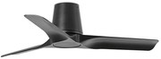 FARO Barcelona FARO 33827 - Stropný ventilátor HEY TUB S čierna pr. 90 cm + diaľkové ovládanie FA33827
