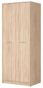 Šatníková skriňa BRW Nepo Plus 33 (dub sonoma) . Akcia -34%. Vlastná spoľahlivá doprava až k Vám domov. 1098428