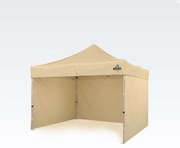 BRIMO Skladací altánok 3x3 m na Oslavy: Nepremokavá Ochrana a Bleskové Zloženie - s 3 stenami - Béžová 9