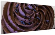 Obraz - Čokoládový Cupcake (120x50 cm)