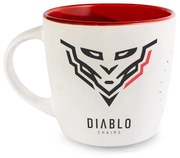 Hrnček Diablo Chairs bielo-červená