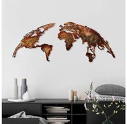 Nástenná dekorácia 2 ks 150x59 planéta kov