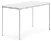 Stôl BORÅS, 1600x800x900 mm, laminát - biela, biela
