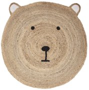 Detský koberec Bear, (fi) 100 cm, béžová