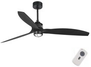FARO 32100-10 - LED Stropný ventilátor JUST FAN LED/17W/230V čierna + DO