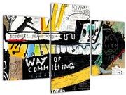 Obraz - Graffiti (90x60 cm)