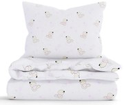 Bavlnené obliečky Renforcé – Vtáčiky ružové