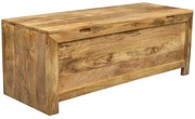 Truhlica 120x45x45 Hina z mangového dreva Mango natural