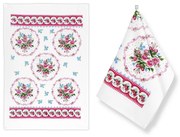 Bellatex Kuchynská utierka Kvetiny, 40 x 60 cm