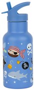 A Little Lovely Company - antikorová fľaša na pitie, 350 ml - piráti