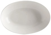 Biely porcelánový hlboký tanier Maxwell &amp; Williams Basic, 25 x 17 cm
