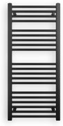 Erga Puerto, vykurovacie teleso 1100x500 mm, 475W, čierna matná, ERG-LAV-GRZE-BK-50110