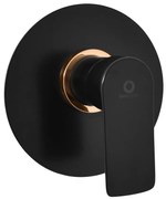 Batéria sprchová podomietková Rav-Slezak Vltava čierne/zlato VT483LCMATZ